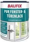 Baufix T&uuml;r- und Fensterlack PUR Fenster- & T&uuml;renlack weiss, 1 Liter f&uuml;r ca...