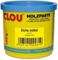 CLOU Spachtelmasse CLOU Holzpaste 8 Eiche mittel Wasserverd&uuml;nnbar 150g