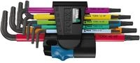 Wera Winkelschl&uuml;ssel Torx HF Multicolour (Set, 9 St), Winkelschl&uuml;sselsatz mit