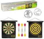 Idena Dartscheibe Idena 40462 - Dartspiel mit 2 Dartscheiben und 6 magnetischen