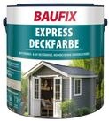 Baufix Wetterschutzfarbe Express Deckfarbe matt, 2,5 Liter f&uuml;r ca. 25 m&sup2;,