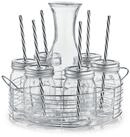 Zeller Present Karaffe Gl&auml;serset mit Glaskaraffe 8-teilig, (1 Glaskaraffe, 6
