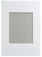 Walther Bilderrahmen PR 40x50/30x40 PA051S Passepartout polarweiss