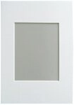 Walther Bilderrahmen Passepartout PA040S 30x40 innen 20x27 cm polarwei&szlig;