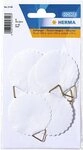 HERMA Etiketten HERMA 79654 Bildaufh&auml;nger Durchmesser 45 mm, Shirting, wei&szlig;