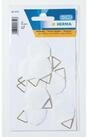 HERMA Einzelrahmen HERMA 79654 Bildaufh&auml;nger Durchmesser 30 mm, Shirting, wei&szlig;