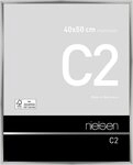 nielsen Bilderrahmen Aluminium Bilderrahmen C2 mit Echtglas, (1 St)...