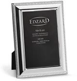 EDZARD Bilderrahmen Perla, Versilbert und anlaufgesch&uuml;tzt, f&uuml;r 10x15 cm Bilder