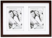 Deknudt Rahmen S65KQ2 2x13x18 Holz Galerie braun Passepartout