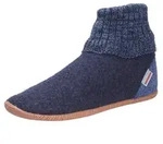 Giesswein Damen Hausschuh (Flexible Laufsohle) Atmungsactiv blau 43 EU