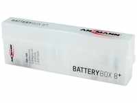 ANSMANN AG Akkubox Batteie Box 8 zur Aufbewahrung von bis zu 8 Akkus, Batterien...