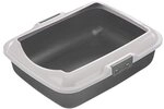Nobby Katzentoilette Nobby Katzen Toilettenschale grau, 50 x 40 x 16 cm