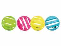 TRIXIE Tierball Set Spielbälle mit Schelle