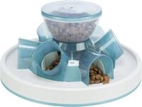 TRIXIE Antischlingnapf Slow Feeding&nbsp;Tunnel - blau/grau - &oslash; 28 &times; 14 cm
