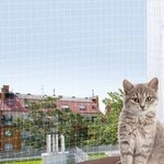 TRIXIE Tiersicherheitsnetz Katzenschutznetz - transparent - 4 &times; 3 m