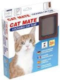 CAT MATE Katzenklappe Katzent&uuml;r mit Magnetverschluss 304 B braun