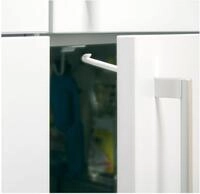 Kettenschloss T&uuml;r/Schubladensicherung BS 802 VE=6 St&uuml;ck wei&szlig;