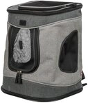 TRIXIE Tiertransporttasche Rucksack Timon - schwarz/grau - 34 &times; 44 &times; 30 cm
