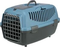 TRIXIE Tiertransportbox Transportbox Capri 1 & 2 - dunkelgrau/blau - 37 &times; 34 &times; 55