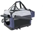 Nobby Tiertransporttasche Traveller PLUS blau|grau 60 cm x 42 cm x 42 cm