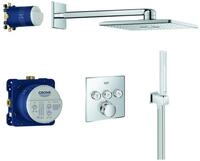Grohe Duschsystem Grohtherm SmartControl, Mit Rainshower SmartActive 310 Cube -...