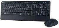 LogiLink &reg; Tastatur Maus Kombination Funk 2.4 GHz ID0161 Tastatur- und Maus-Set