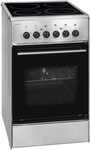 exquisit Elektro-Standherd ECM 5-4.1 Inox, Umluft, Grill