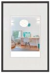 Walther Bilderrahmen Kunststoffrahmen KV318B New Lifestyle 13x18cm schw