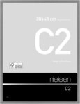 nielsen Bilderrahmen Aluminium Bilderrahmen C2 mit Echtglas, (1 St)