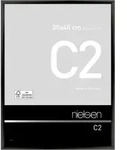 nielsen Bilderrahmen Aluminium Bilderrahmen C2 mit Echtglas, (1 St) schwarz 30...