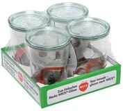 WECK Karaffe Sturzglas 0,75l 4er Pack