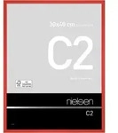 nielsen Bilderrahmen Aluminium Bilderrahmen C2 mit Echtglas, (1 St) rot 30 x 40...