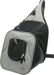 TRIXIE Tiertransporttasche Fronttasche Savina - schwarz/grau - 30 &times; 33 &times; 26 cm