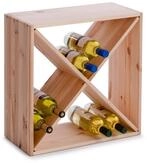 Zeller Present Weinregal Zeller 13170 Weinregal, Naturholz, "Kreuz" 52x25x52