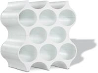 KOZIOL Weinflaschenhalter SET-UP, 100% recycelbar, f&uuml;r 10 Flaschen