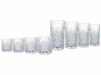 CreaTable Gläser-Set TIMELESS Trinkgläser, Glas, 4 Wassergläser, 4...