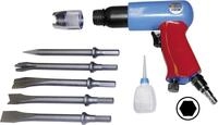 G&uuml;de Druckluft-Mei&szlig;elhammer Set Pro 8-tlg., f&uuml;r 6-kant Aufnahme, (Set) 6,3...