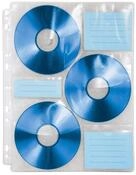 Hama Karteikarten 10 6er CD-/DVD-H&uuml;llen transparent