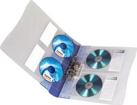 Hama CD-H&uuml;lle CD-Ordnerh&uuml;llen, DIN A4, Folie zum einsortieren, Schutzh&uuml;lle