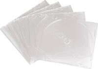 Hama CD-H&uuml;lle CD-Leerh&uuml;lle Slim, 25er-Pack, Transparent, DVD CD Leerh&uuml;lle