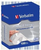 Verbatim CD-H&uuml;lle CD/DVD-H&uuml;llen Papier 100er Pack