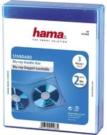 Hama CD-H&uuml;lle Hama Blu-ray H&uuml;lle 00051468 2 CDs/DVDs/Blu-rays Blau Polypropylen 3