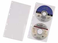 DURABLE CD-Hülle CD/DVD-Hüllen für Ringbücher 5er-Set