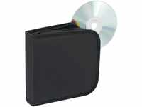 Renkforce CD-Hülle Renkforce CD Tasche 28 CDs/DVDs/Blu-rays Nylon® Schwarz 1...