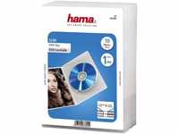 Hama DVD-Hülle DVD-Leerhülle Slim, 10er-Pack, Transparent