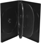 Mediarange DVD-H&uuml;lle 50 DVD CD H&uuml;llen 6fach 6er-DVD-Box 21mm schwarz