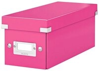 LEITZ Aufbewahrungsbox 1 Aufbewahrungsbox f&uuml;r CD&acute;s Click & Store WOW pink