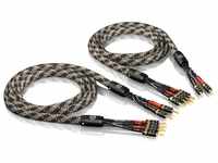 Viablue SC-4 Silver Series Bi Wire 1,5 Meter Audio-Kabel