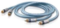 OEHLBACH Series 2 High End symmetrisches Audio NF Cinch Kabel 1 Paar Audio-Kabel, 2 x