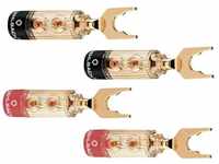 Oehlbach High-End-Kabelschuh-Verbinder für Lautsprecher Audio- & Video-Adapter
